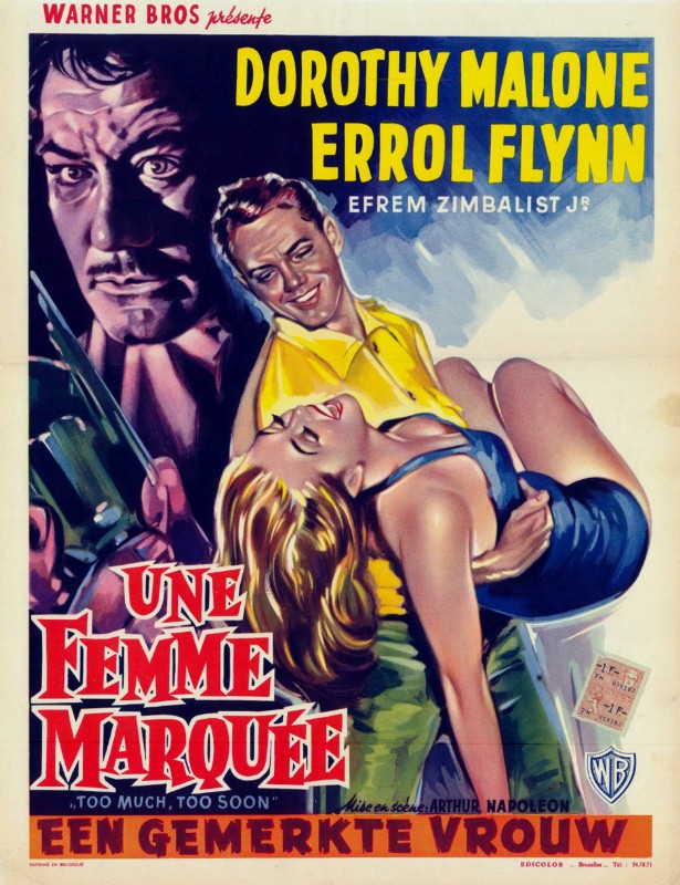 Repro 30x40cm - UNE FEMME MARQUEE - Belge