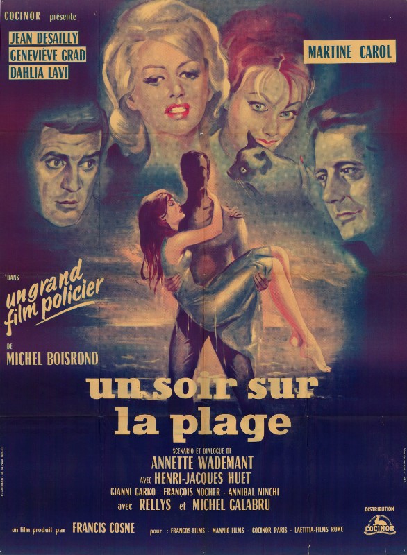 Affiche - UN SOIR SUR LA PLAGE - 120x160cm