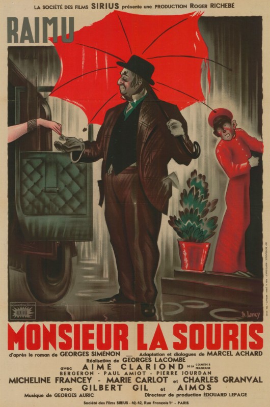 Repro 30x40cm - MONSIEUR LA SOURIS - Française