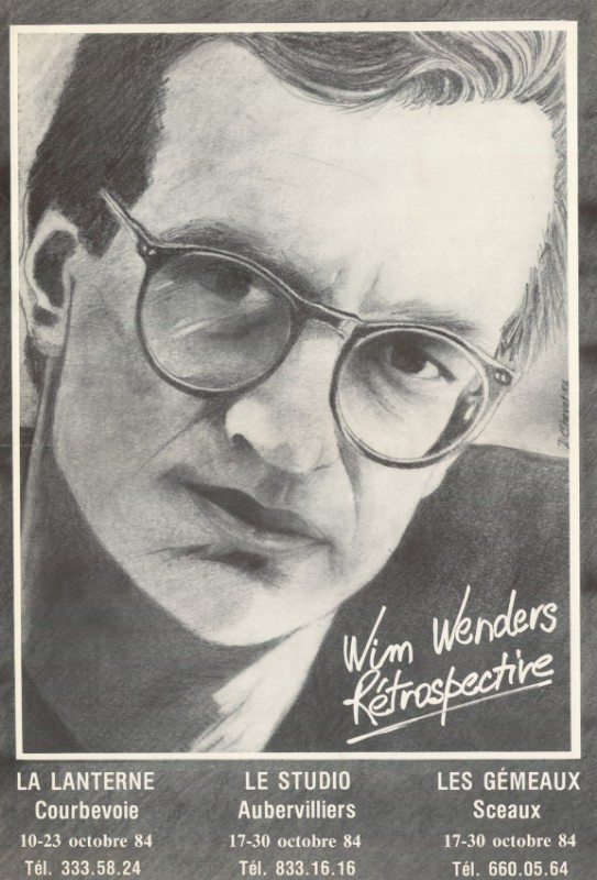 Affiche - WIM WENDERS RETROSPECTIVE - 40x55cm