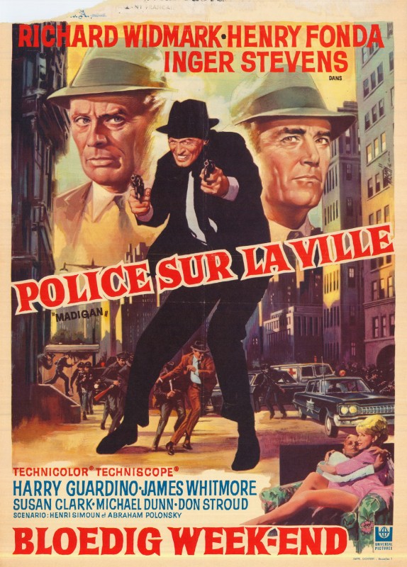 Affiche - POLICE SUR LA VILLE - 36x56cm