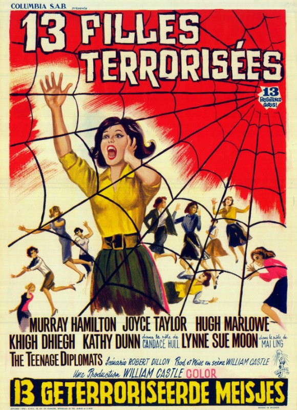 Affiche - 13 FILLES TERRORISEES - 36x56cm