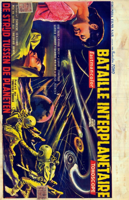 Repro 30x40cm - BATAILLE DANS L’ESPACE - Belge