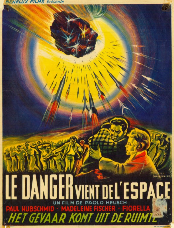Repro 30x40cm - DANGER VIENT DE L'ESPACE (le) - Belge
