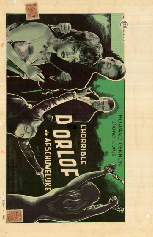 Repro 30x40cm - HORRIBLE Dr ORLOF - Belge