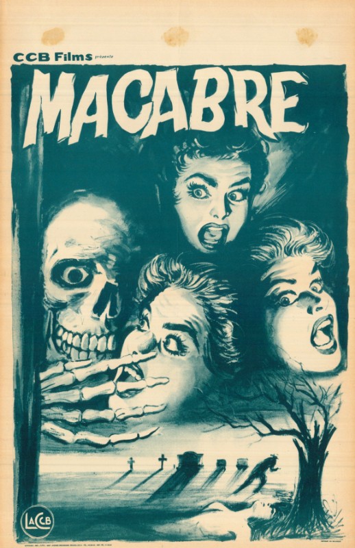 Repro 30x40cm - MACABRE - Belge