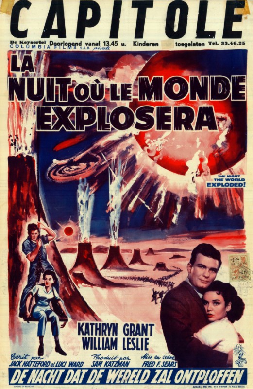 Repro 30x40cm - NIGHT THE WORLD EXPLODED ! (the) - Belge