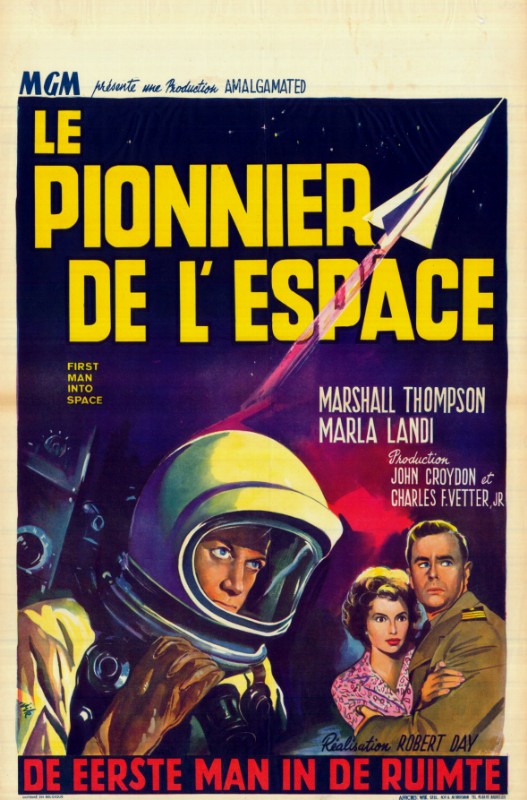 Repro 30x40cm - PIONNIER DE L'ESPACE (le) - Belge