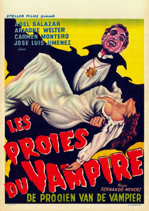 Repro 30x40cm - PROIES DU VAMPIRE (les) - Belge