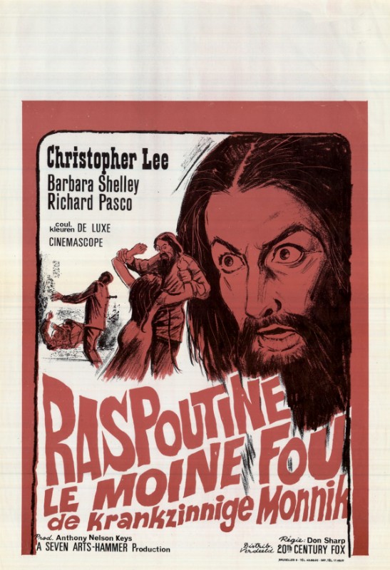 Repro 30x40cm - RASPOUTINE LE MOINE FOU - Belge