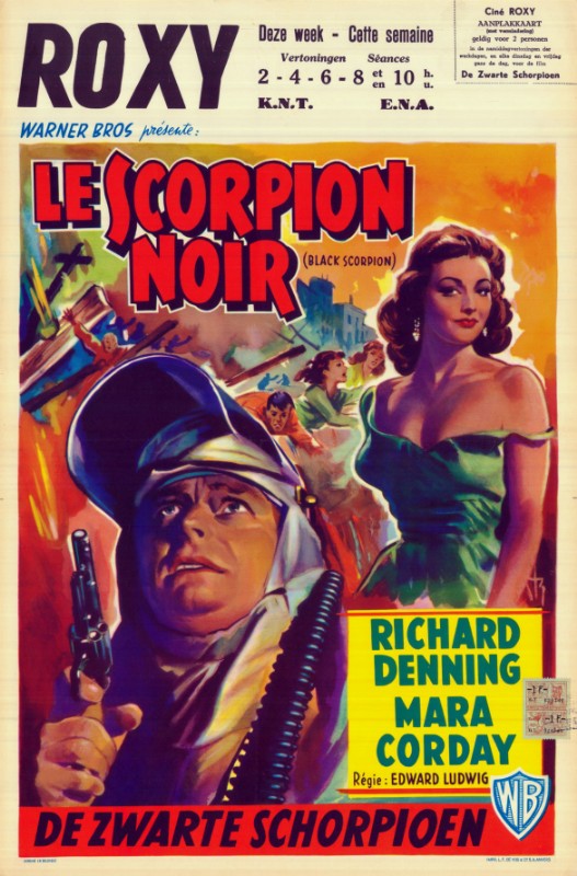 Repro 30x40cm - SCORPION NOIR (le) - Belge