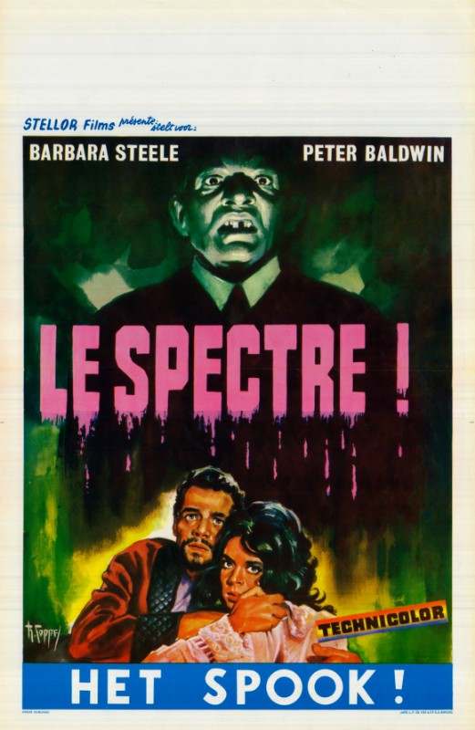 Repro 30x40cm - SPECTRE DU PROFESSEUR HICHCOCK (le) - Belge