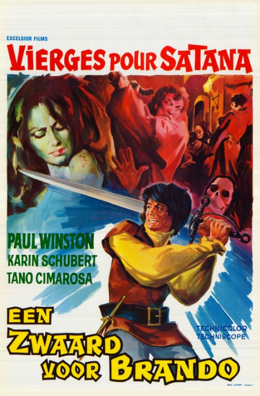 Repro 30x40cm - UNA SPADA PER BRANDO - Belge