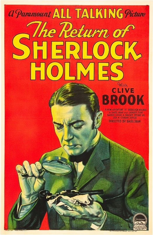 Repro 30x40cm - RETURN OF SHERLOCK HOLMES (the) - U.S.