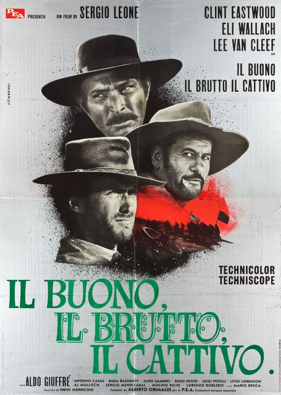 Repro 30x40cm - BON LA BRUTE ET LE TRUAND (le) - Italienne F