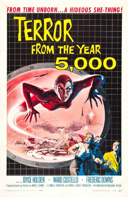 Repro 30x40cm - TERROR FROM THE YEAR 5000 - U.S.