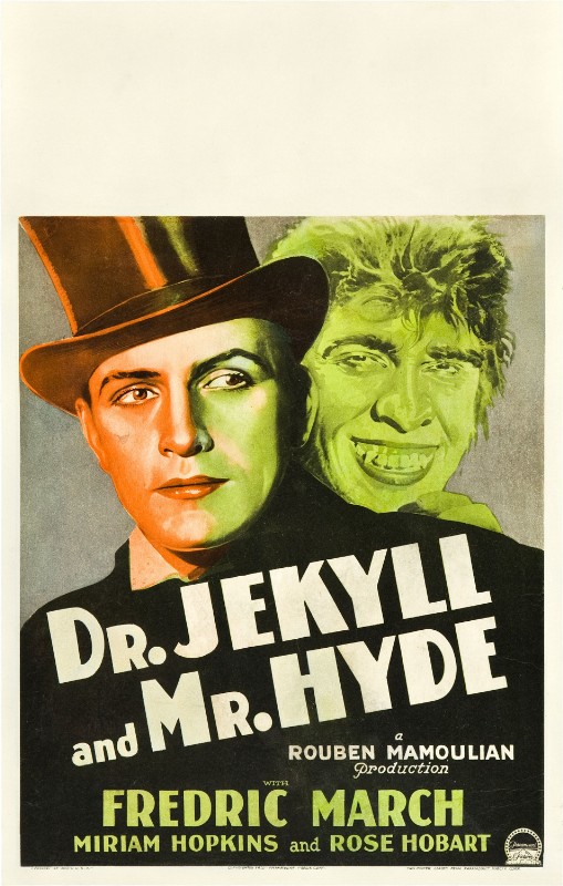 Repro 30x40cm - DR. JEKYLL ET MR. HYDE - U.S.