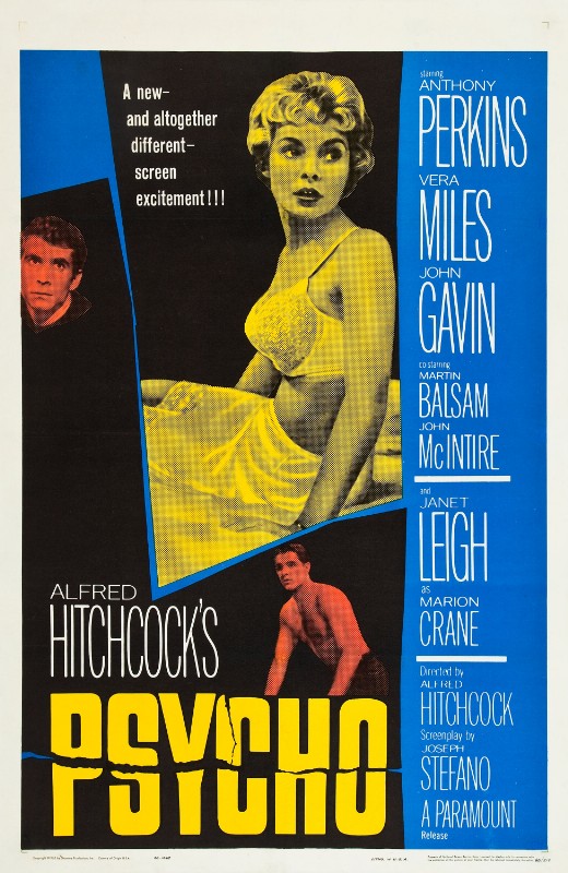 Repro 30x40cm - PSYCHOSE - U.S.