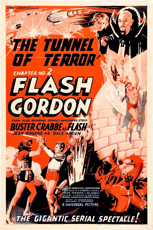 Repro 30x40cm - FLASH GORDON - U.S.
