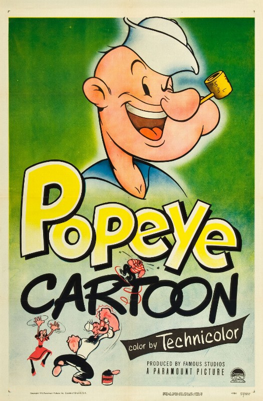 Repro 30x40cm - POPEYE - U.S.