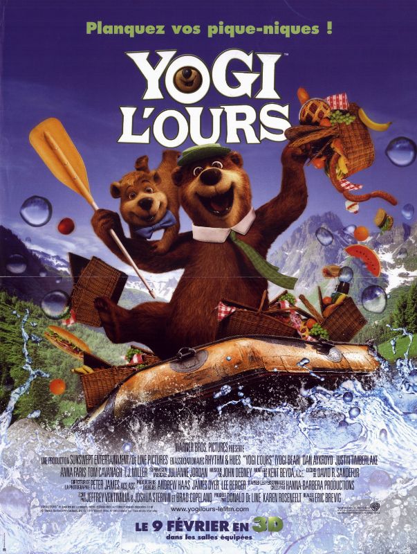Affiche - YOGI L'OURS - 40x55cm