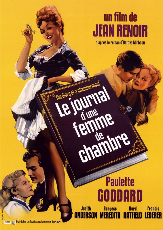 Affiche - JOURNAL D'UNE FEMME DE CHAMBRE (le) - Ressortie 40x55cm