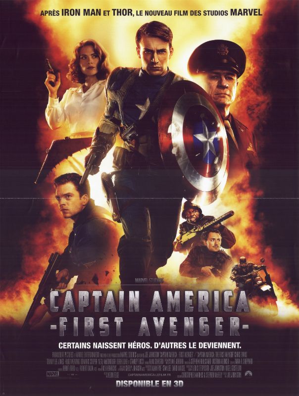 Affiche - CAPTAIN AMERICA : FIRST AVENGER - 40x55cm