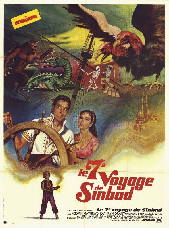 Affiche - SEPTIEME VOYAGE DE SINBAD (le) - Ressortie 120x160cm