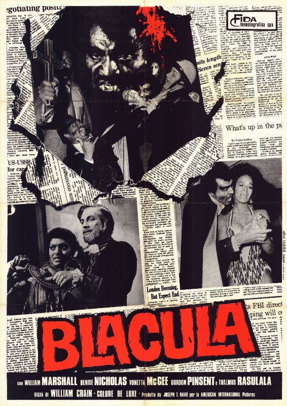 Affiche - BLACULA LE VAMPIRE NOIR - 100x140cm