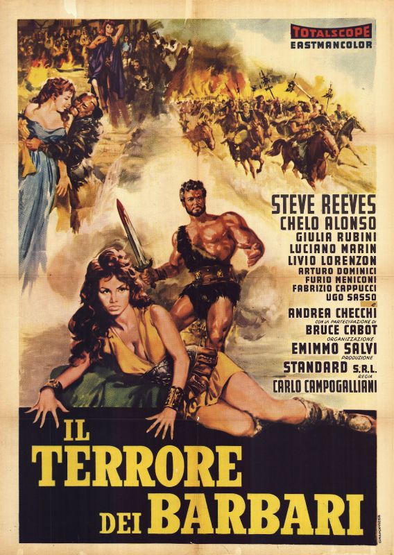 Affiche - TERREUR DES BARBARES (la) - 100x140cm