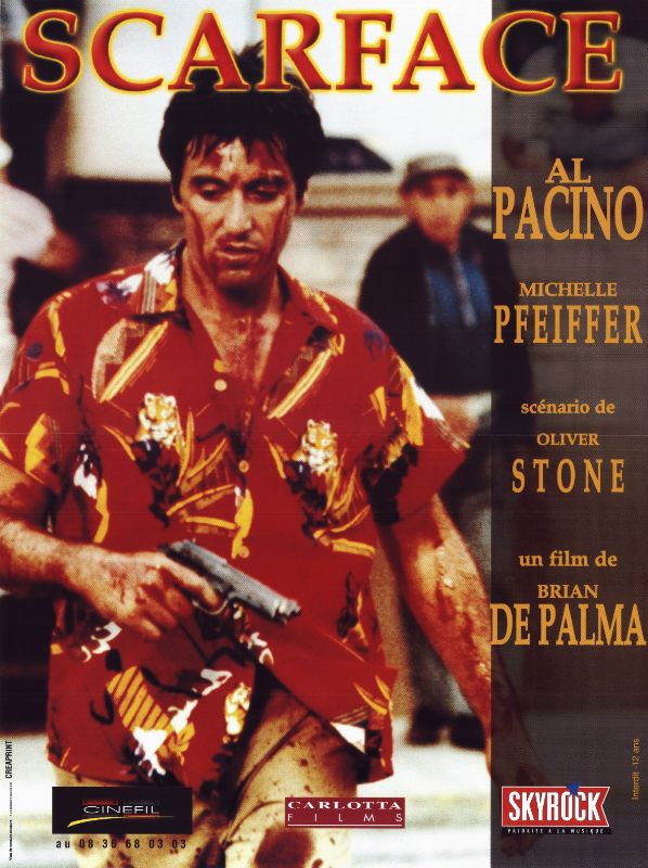 Affiche - SCARFACE - Ressortie 40x55cm -