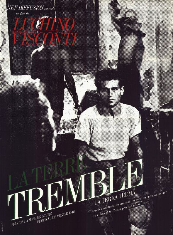 Affiche - TERRE TREMBLE (la) - Ressortie 120x160cm