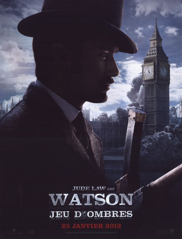 Affiche - SHERLOCK HOLMES : Jeu d'ombres - 40x55cm B