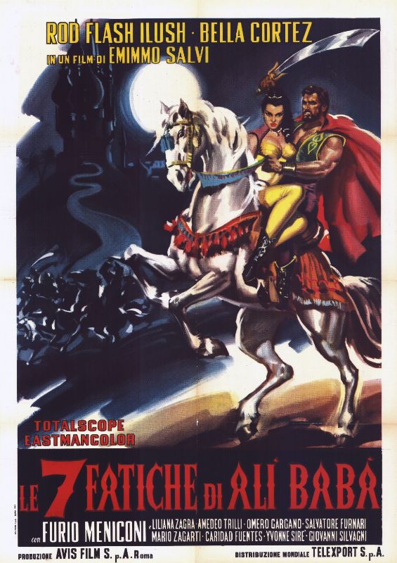 Affiche - NOUVELLES AVENTURES D'ALI BABA (les) - 100x140cm