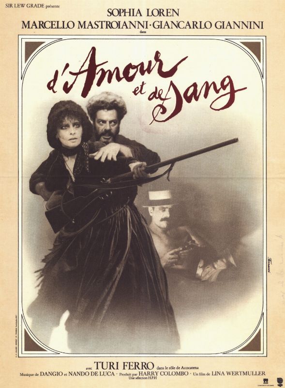 Affiche - D'AMOUR ET DE SANG - 40x55cm