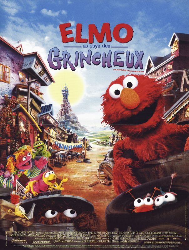 Affiche - ELMO AU PAYS DES GRINCHEUX - 40x55cm