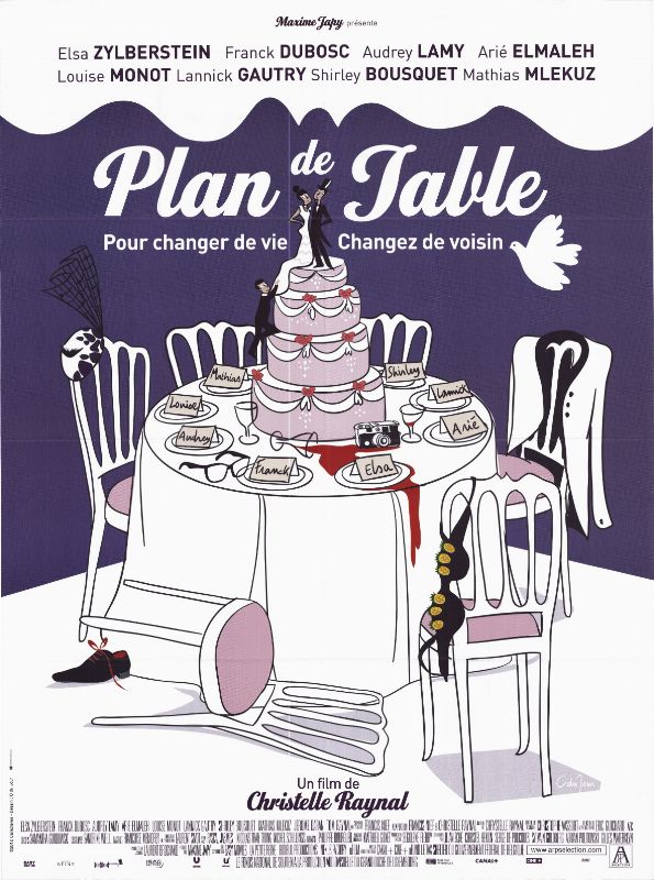 Affiche - PLAN DE TABLE - 120x160cm