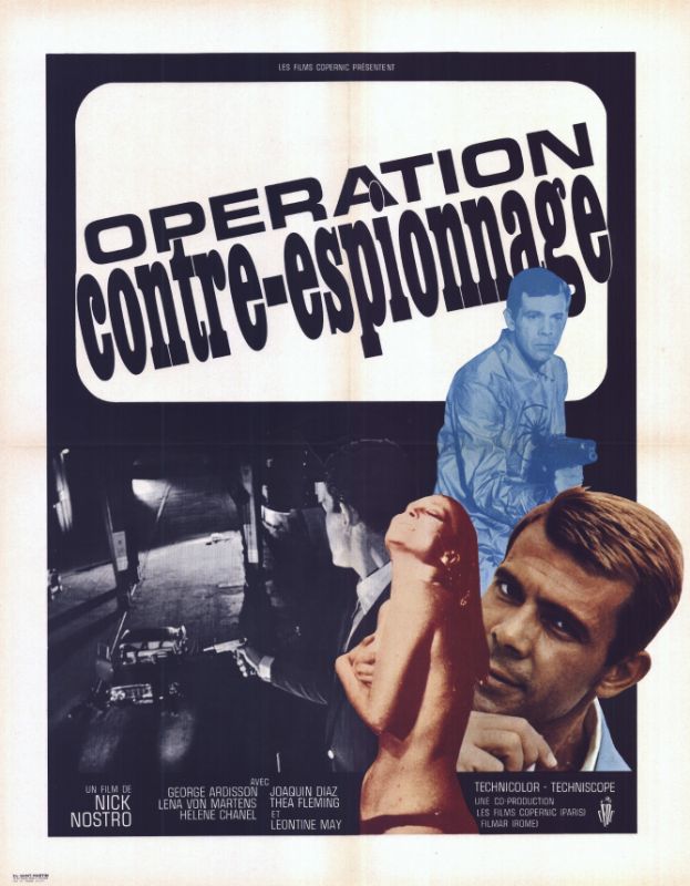 Affiche - CONTRE-ESPIONNAGE - 60x80cm B