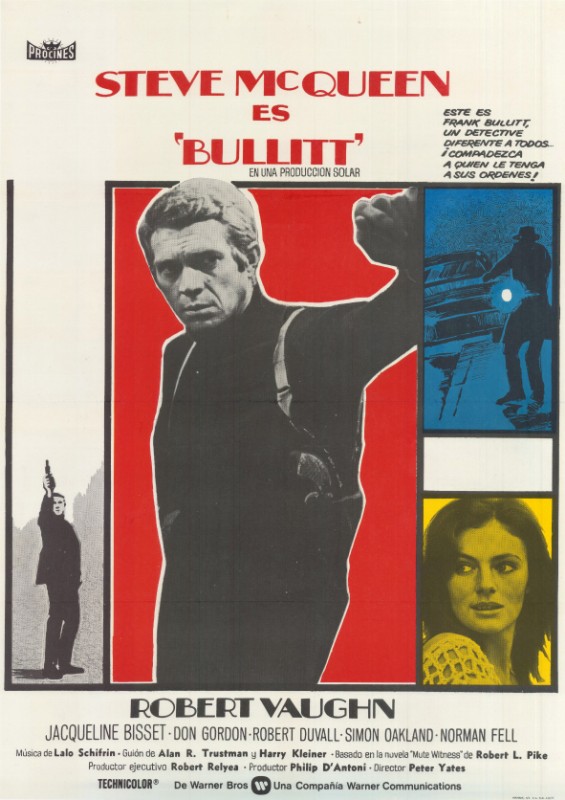 Repro 30x40cm - BULLITT - Espagnole