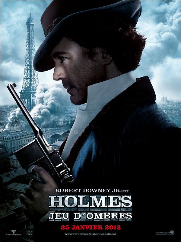 Affiche - SHERLOCK HOLMES : Jeu d'ombres - 40x55cm