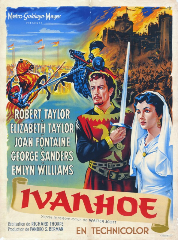 Repro 30x40cm - IVANHOE - Française