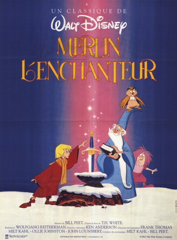 Affiche - MERLIN L'ENCHANTEUR - Ressortie 120x160cm