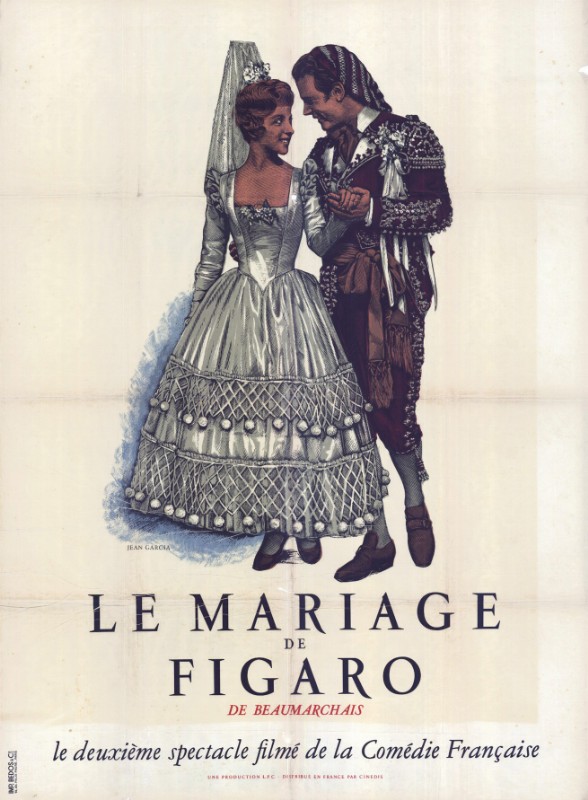 Affiche - MARIAGE DE FIGARO (le) OU LA FOLLE JOURNEE - 120x160cm