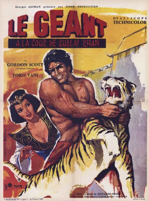 Affiche - GEANT A LA COUR DE KUBLAI KHAN (le) - 60x80cm