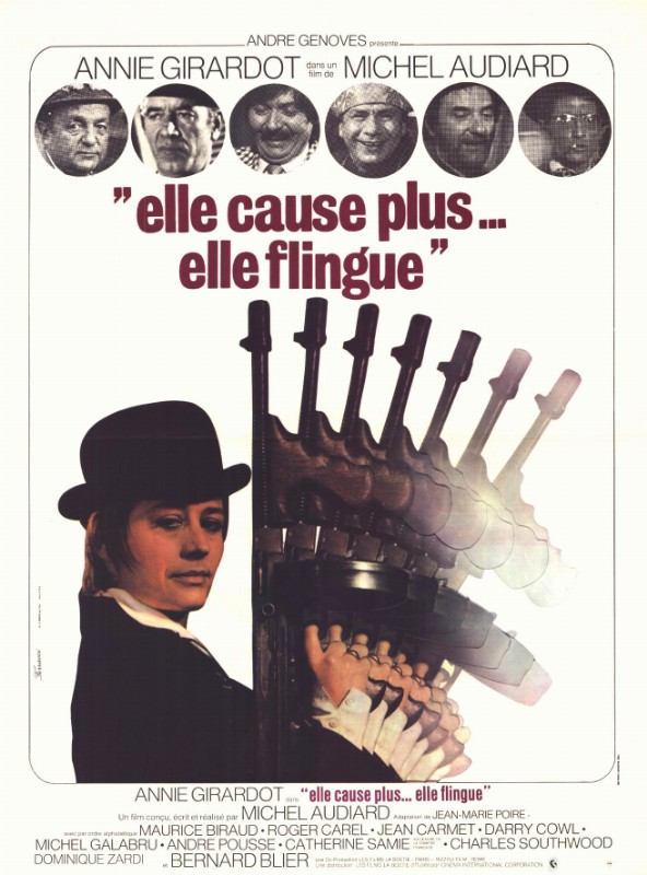 Affiche - ELLE CAUSE PLUS... ELLE FLINGUE - 60x80cm