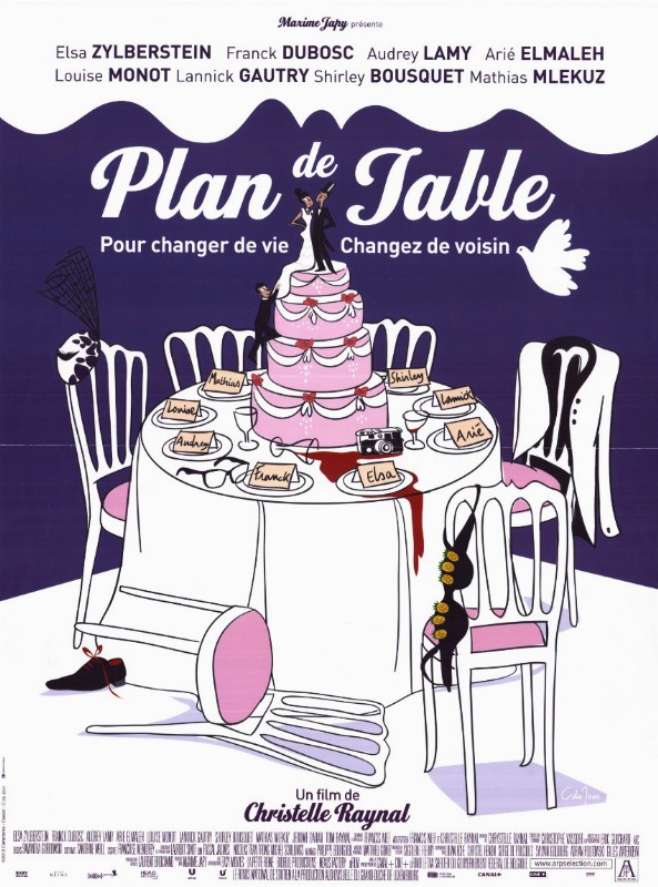 Affiche - PLAN DE TABLE - 40x55cm
