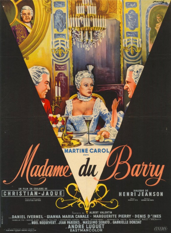 Affiche - MADAME DU BARRY - 60x80cm