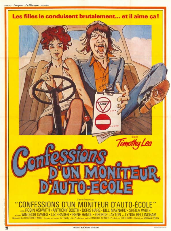 Affiche - CONFESSIONS D'UN MONITEUR D'AUTO-ECOLE - 120x160cm