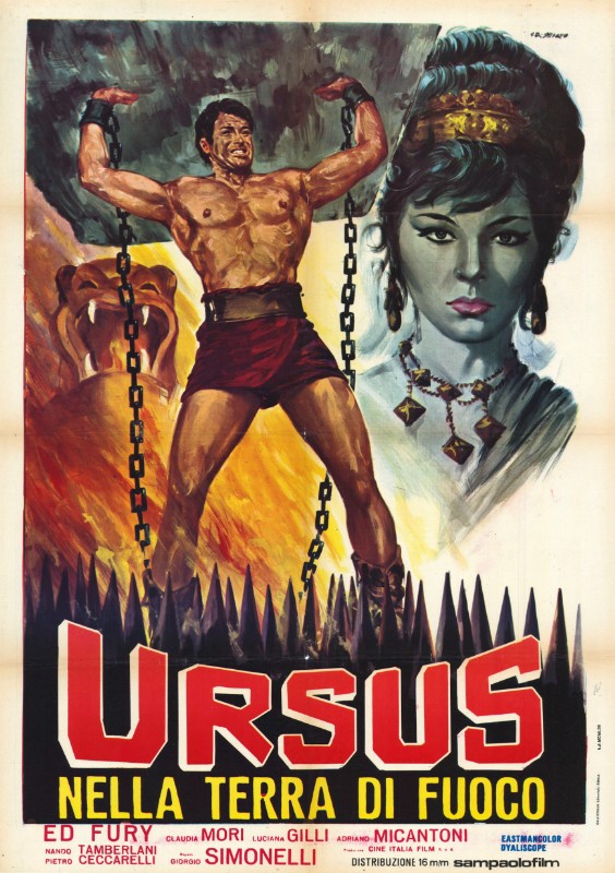 Affiche - URSUS DANS LA TERRE DE FEU - 100x140cm