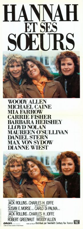 Affiche - HANNAH ET SES SOEURS - 60x160cm